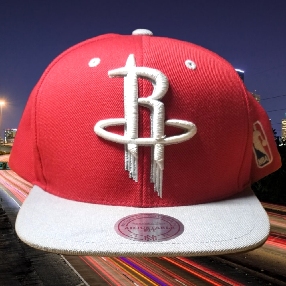 Mitchell & Ness NBA Houston Rockets Adjustable Fit basketball hat